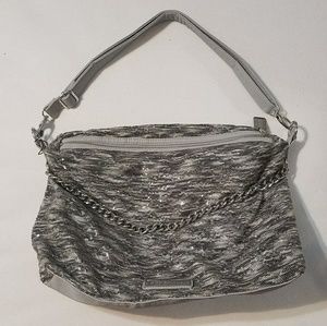 BCBGMaxAzria Grey/Silver Sequin Purse